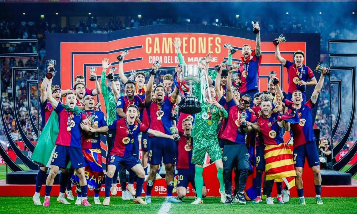 西甲已经大结局了,巴萨一脚踩碎皇马最后的幻想,领先优势难以撼动,冠军已成定局